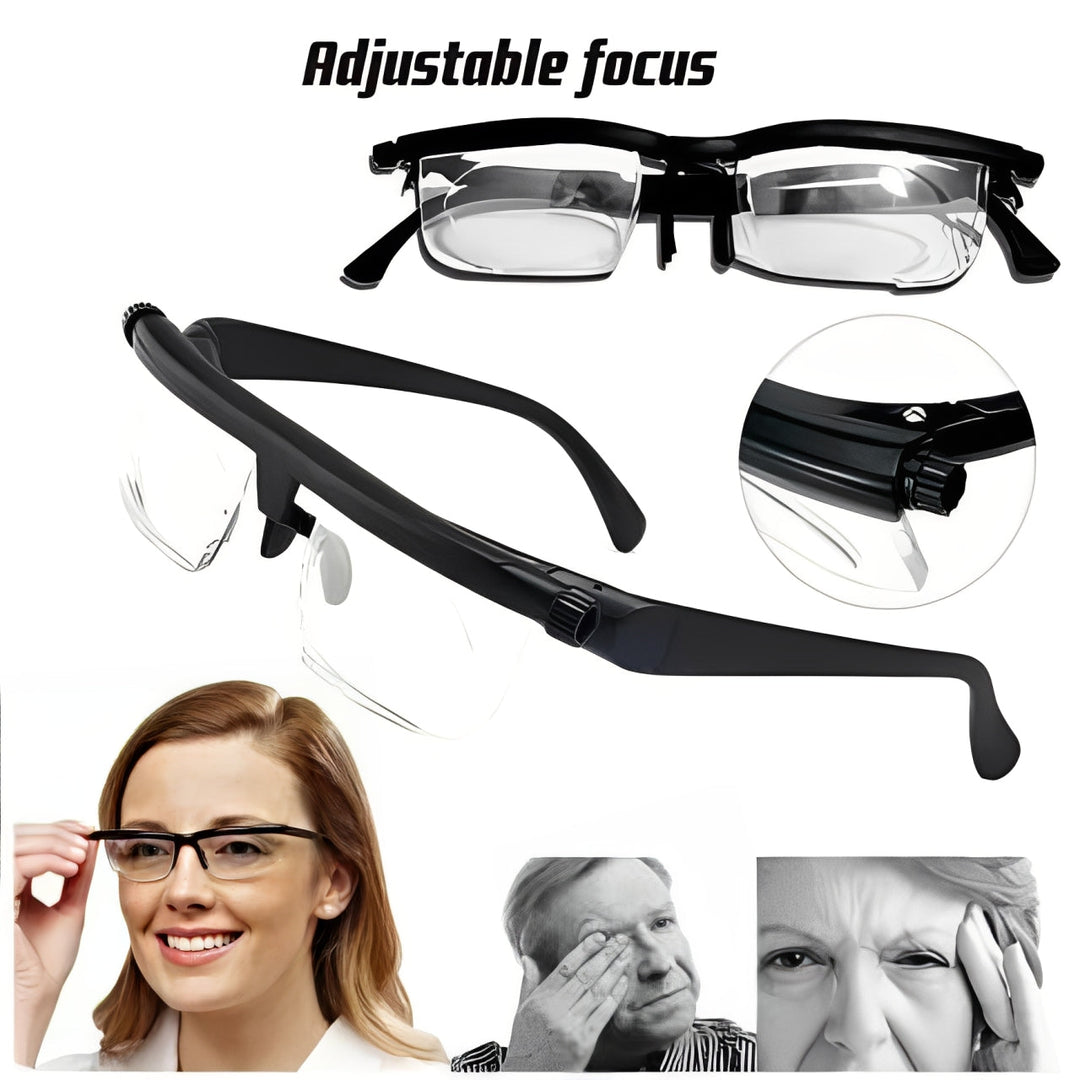Skanto | Adaptive Focus Glasses – Justerbar syn for nær og fjern