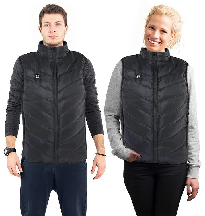 Skanto | Lettvektet Varmet Unisex Puffer Vest For Vinter Utendørs Aktiviteter