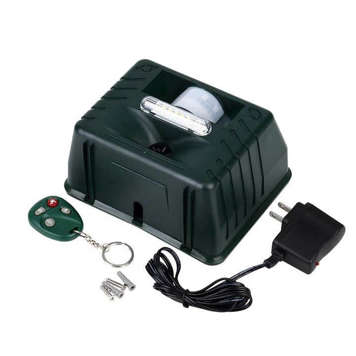 Norvo | Ultralyd fugleskremsel – Soldrevet utendørsenhet for hakkespetter