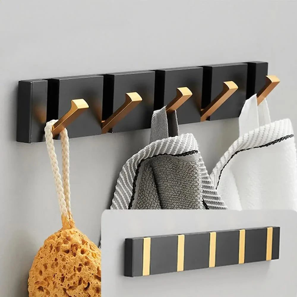 Skanto | HOOKLUX – Foldbar vegghylle laget av aluminium, plassbesparende & allsidig