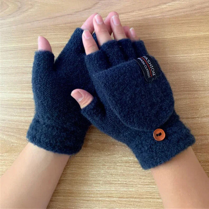 Skanto | ThermoLoom USB oppvarmingshansker | 3 varmenivåer | Myk strikket materiale | Unisex én størrelse