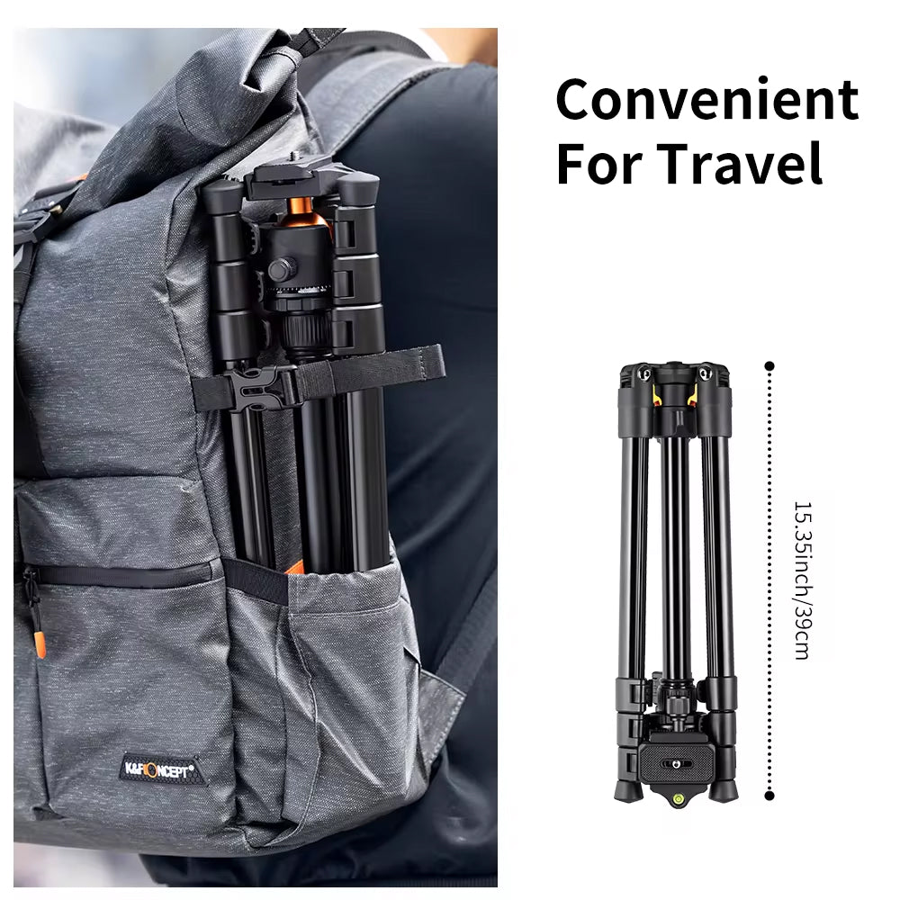 Skanto | Kamera Stativ – Lett Stativ for Telefon og Kamera, 187cm/73.6in, Fantastisk Reisestativ