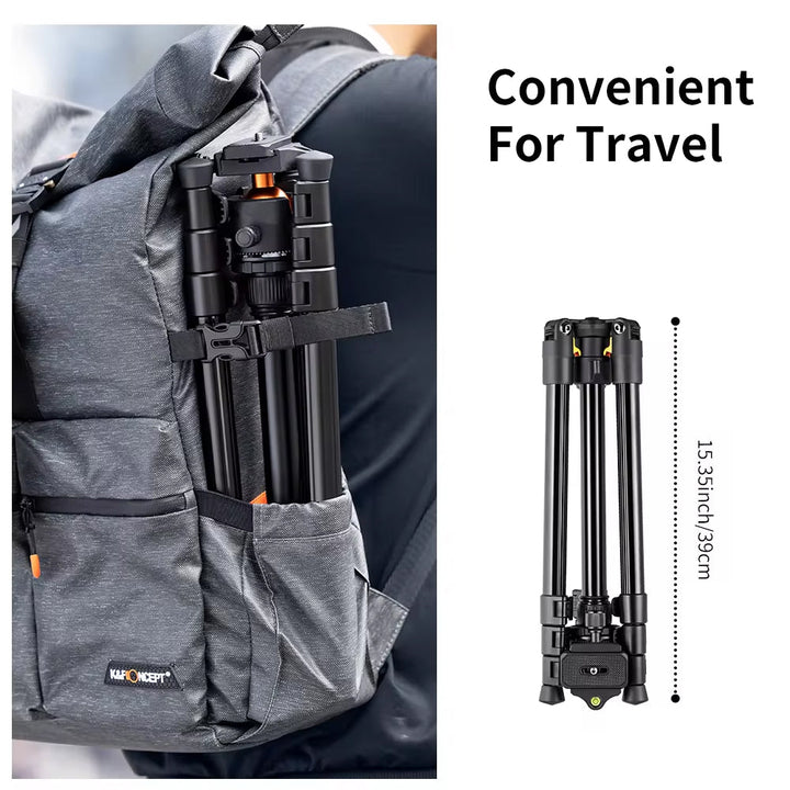 Skanto | Kamera Stativ – Lett Stativ for Telefon og Kamera, 187cm/73.6in, Fantastisk Reisestativ
