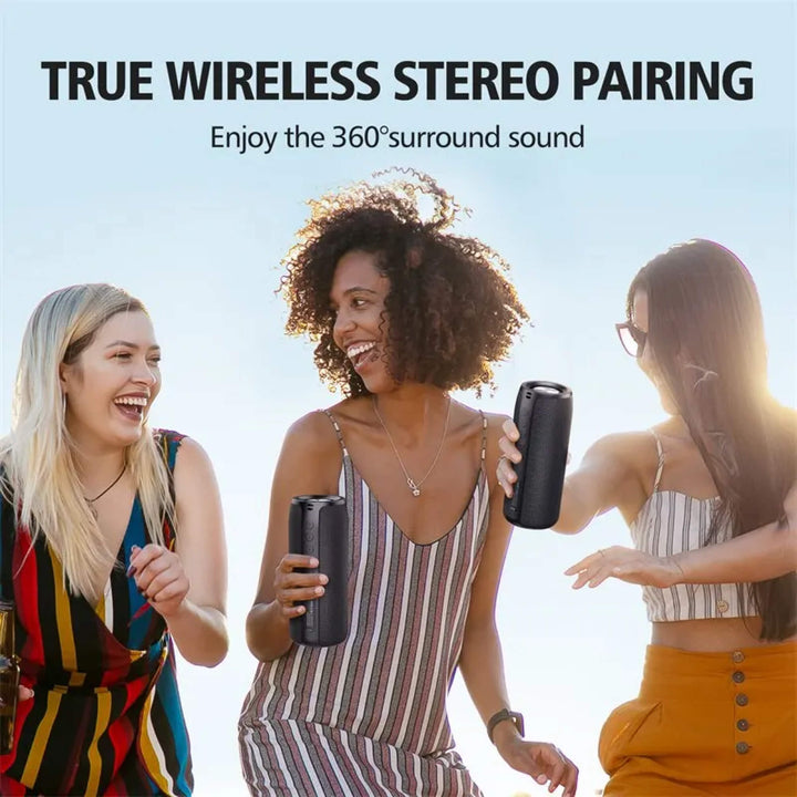 Skanto | Beste Vanntette Bluetooth Trådløs Høyttaler x360 Kompakt Liten