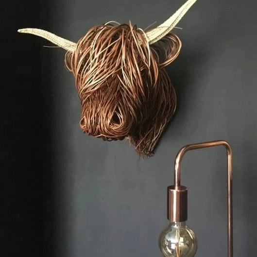Skanto | Veggmontert Ku Skulptur