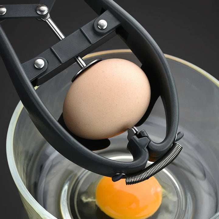Skanto | Rustfritt Stål Eggkutter med Åpningsmekanisme