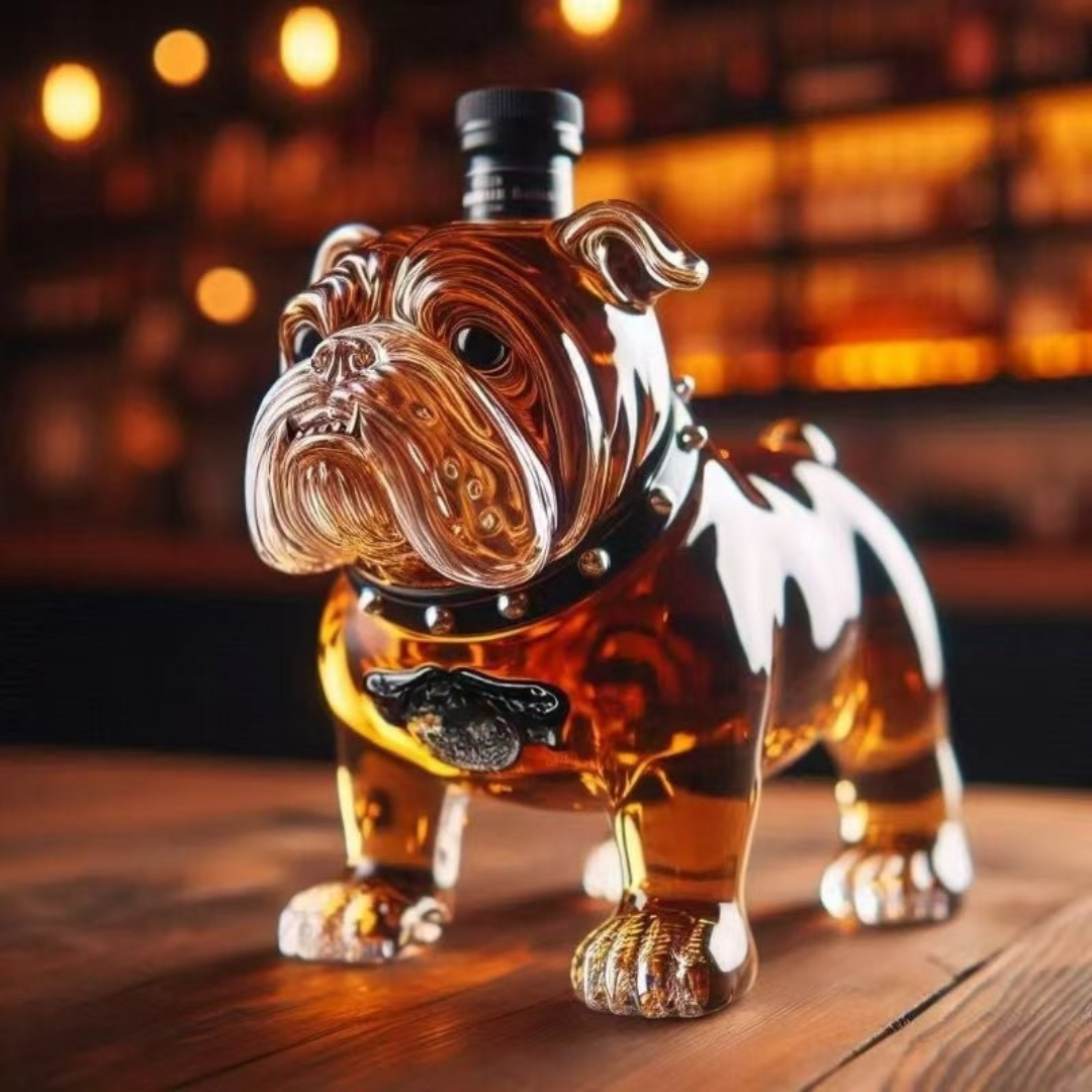 Skanto | Glass Whiskey Karaffel Hund Design