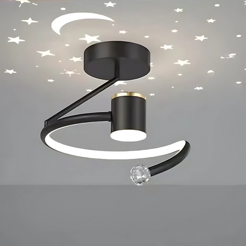 Moderne LED-Deckenleuchten i Stern-Design