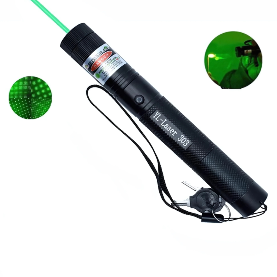 Skanto | Grüner Laserpointer | Einstellbarer Fokus aus Aluminium