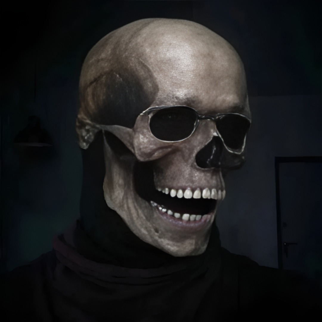 Skanto | Halloween Realistisk Full Hode Skeleton Maske