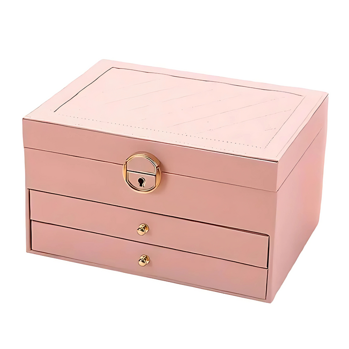 Skanto | Lær Multi-Layer Smykkeskrin Organizer