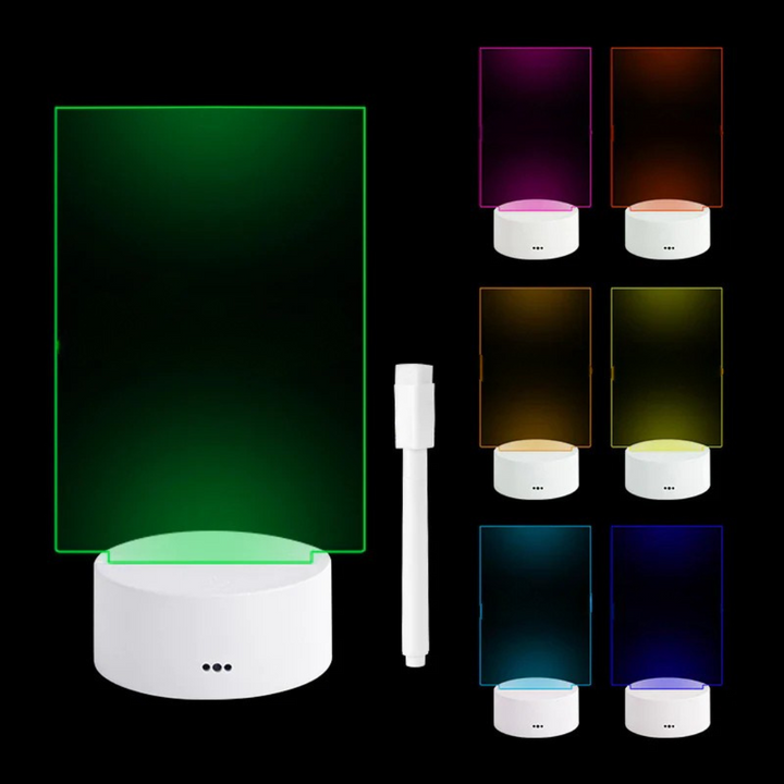 Skanto | LED Akryl Meldingsbrett Lys