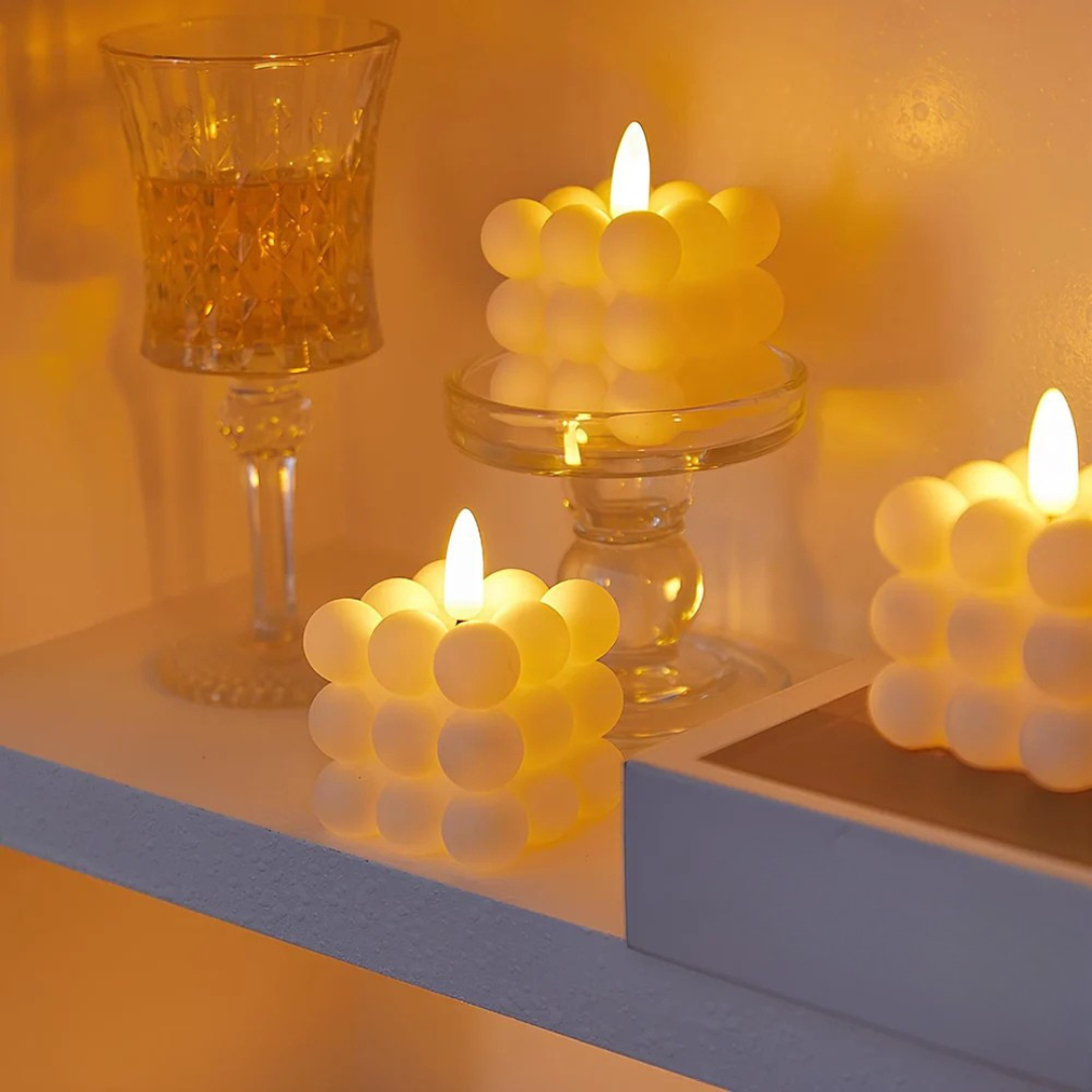 Skanto | LED flammesløse flimrende dekorative stearinlys