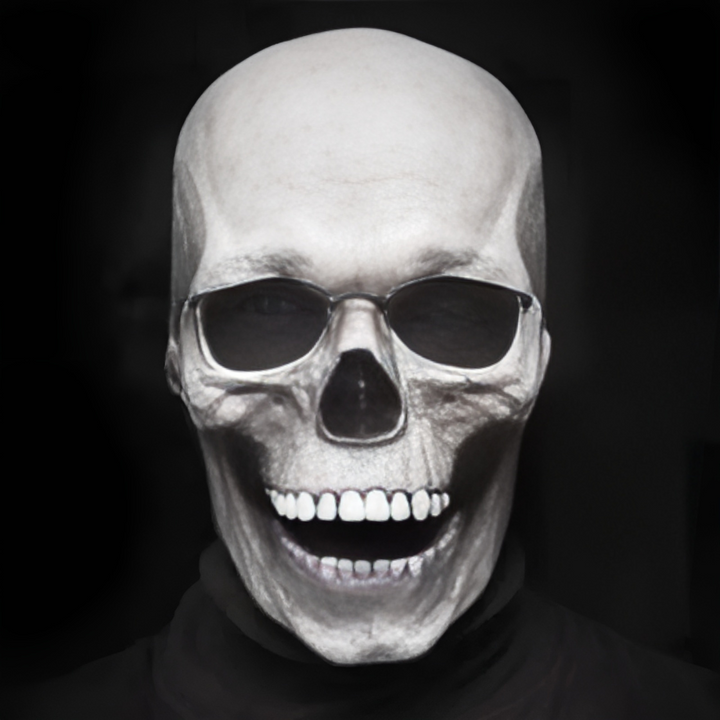 Skanto | Halloween Realistisk Full Hode Skeleton Maske