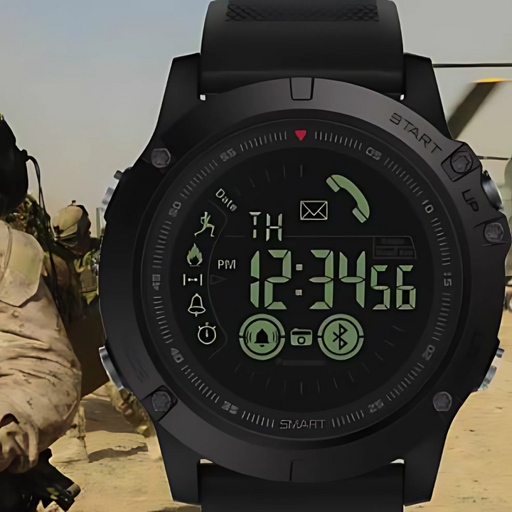 Skanto | Smartklokke Robust Vanntett Militær Design