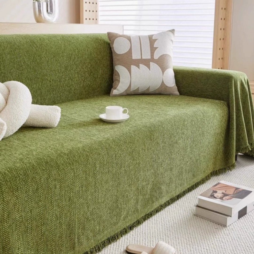 Skanto | Sofa Cover Holdbar Chenille Stoffbeskyttelse