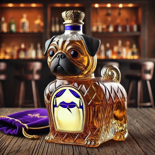 Skanto | Glass Whiskey Karaffel Hund Design