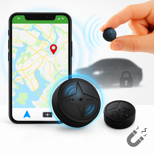 Skanto | GPS Kjøretøy Tracker Magnetisk Festesystem