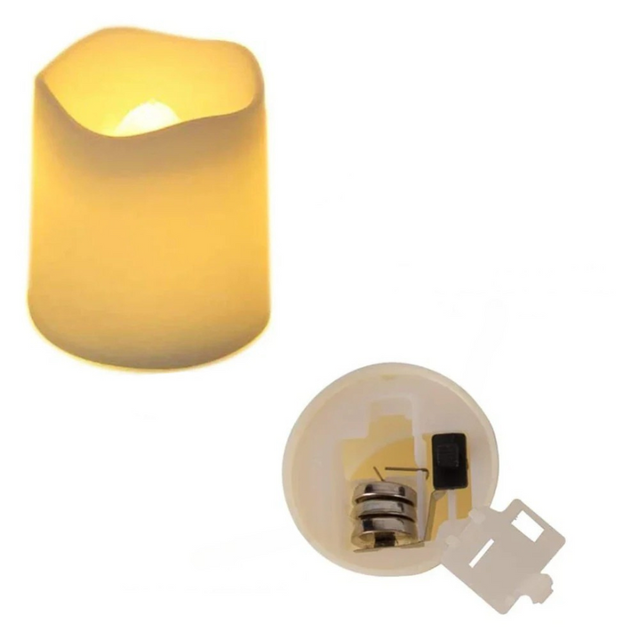 Skanto | LED Lys Varme Hvit Flameless Plast Sett