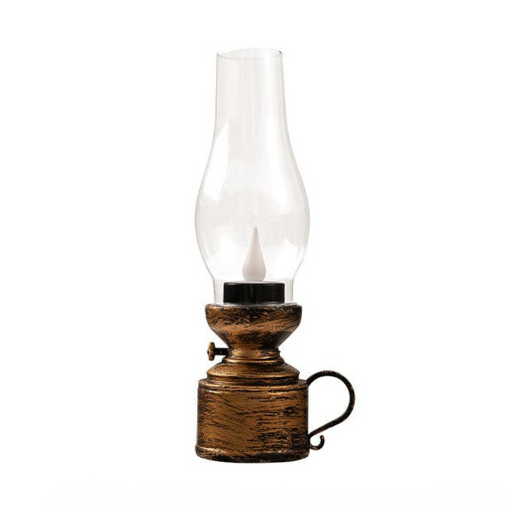Skanto | LED Bordlampe med Vintage Lantern Stil