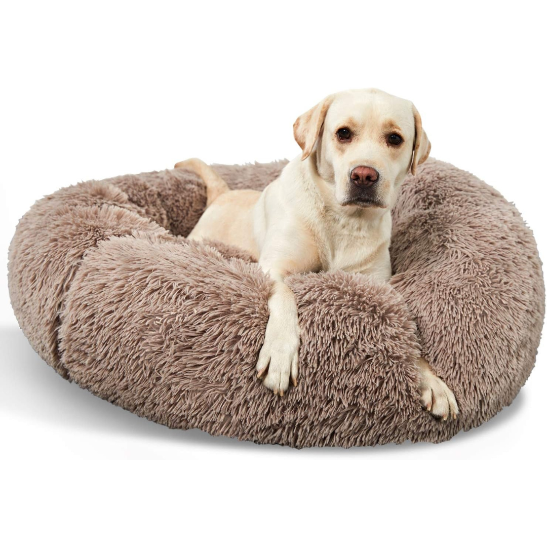 Skanto | Ortopedisk Plysj Donut Hundeseng