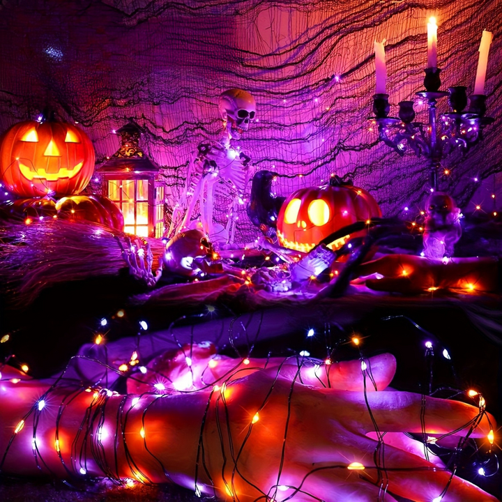 Skanto | Fairy Lights Solar Utendørs Halloween Lyskjede