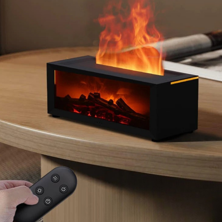 Skanto | Luftfukter med flammeeffekt og aromadiffuser