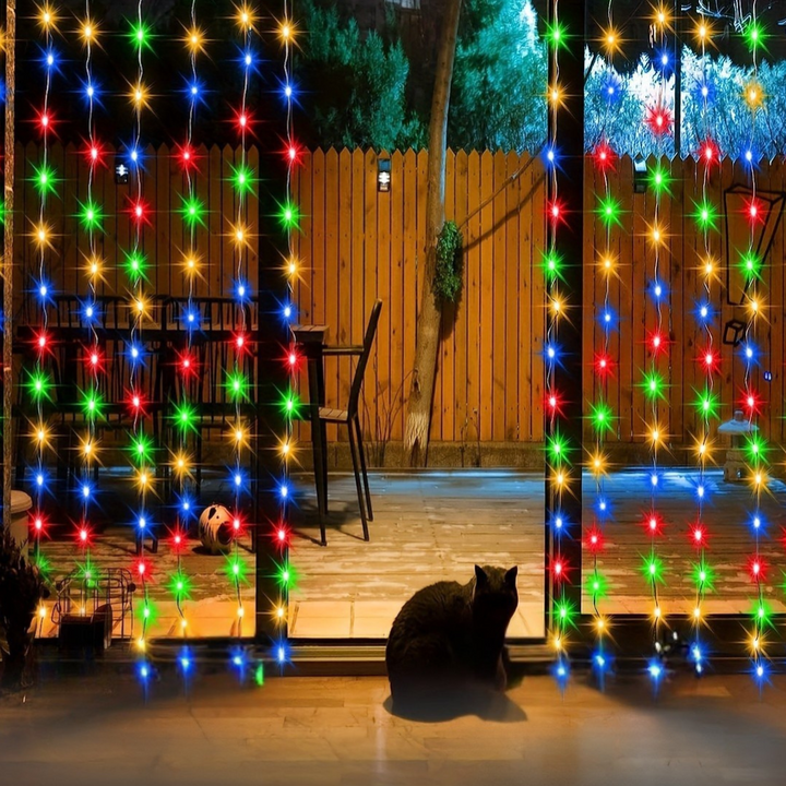 Skanto | Fairy Lights Solcelled Utendørs Gardin Lysstreng