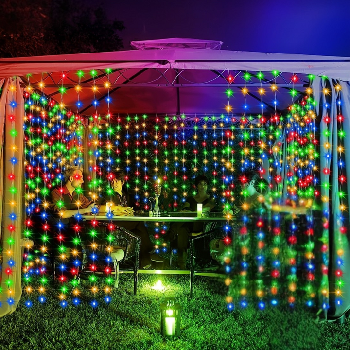 Skanto | Fairy Lights Solcelled Utendørs Gardin Lysstreng
