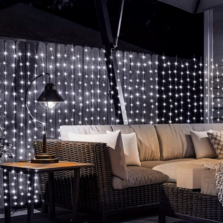 Skanto | Fairy Lights Solcelled Utendørs Gardin Lysstreng