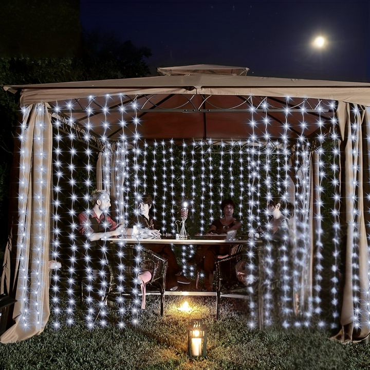Skanto | Fairy Lights Solcelled Utendørs Gardin Lysstreng