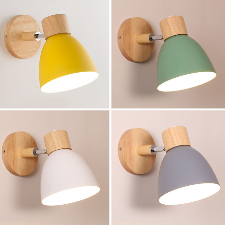 Minimalistisk skandinavisk vegglampe – nordisk design for soverom og stue | LED-belysning | Skanto