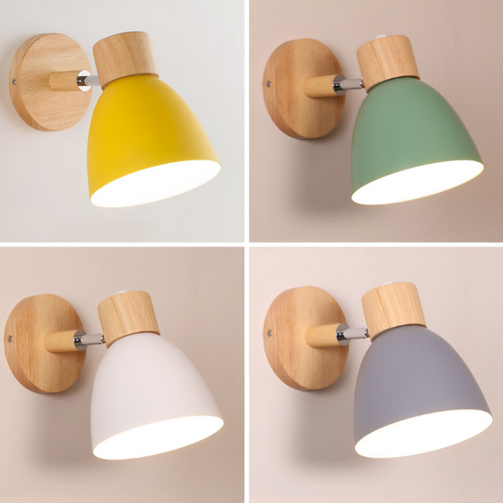 Minimalistisk skandinavisk vegglampe – Nordisk design for soverom og stue | LED-belysning