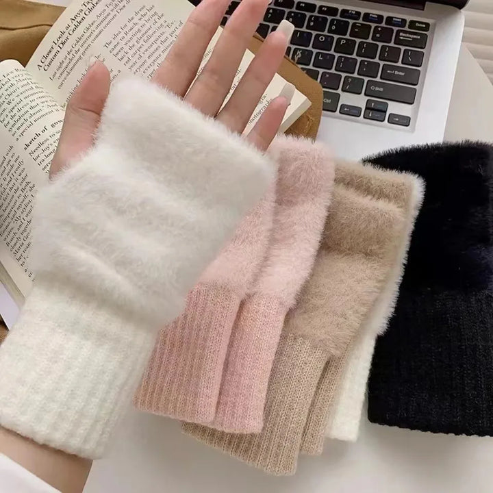 Skanto | Unisex Fleece Fingervotter – Varme, Myke og Fungerende
