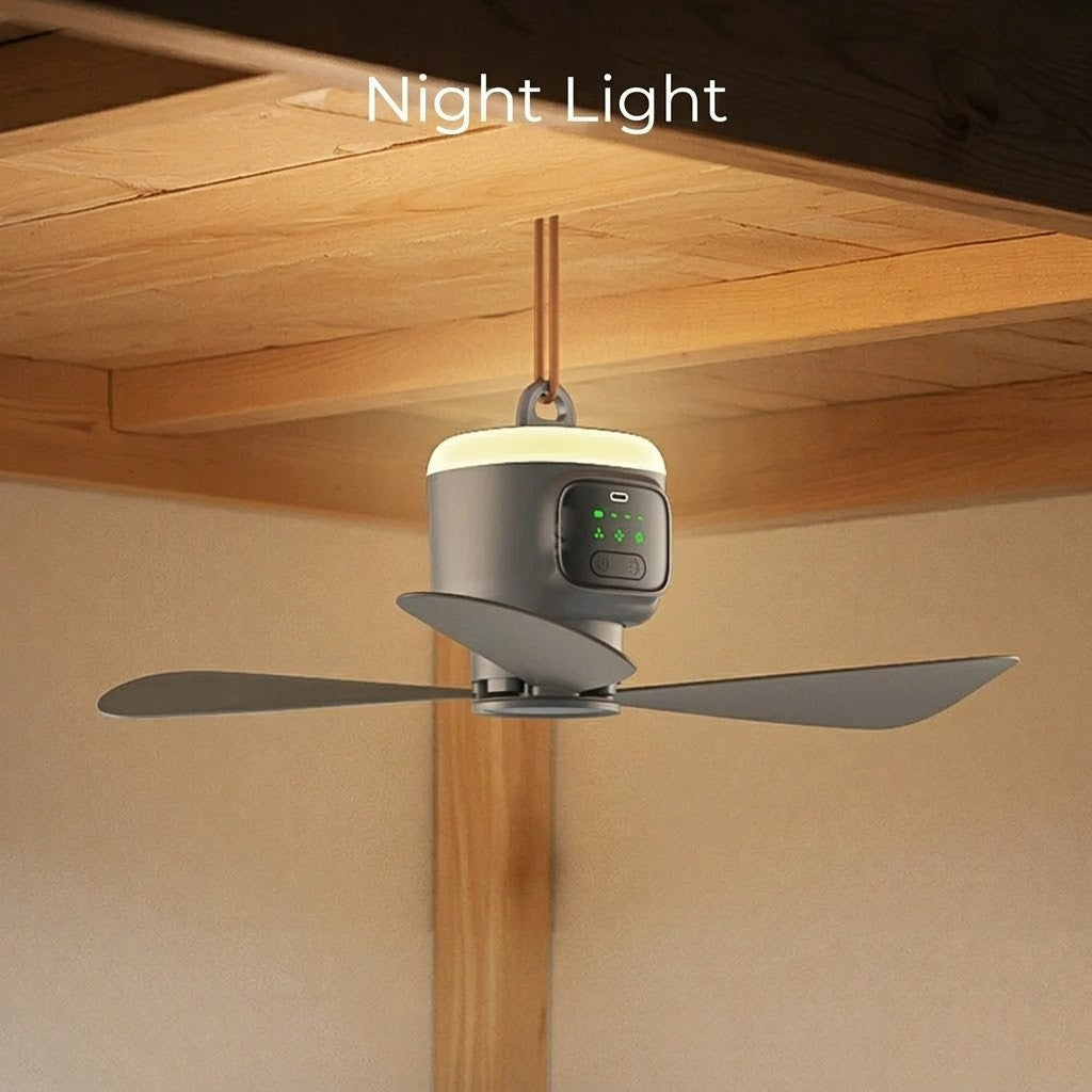 Hjem Cool Bærbar Oppladbar RC Henging Vifte Lampe | Skanto