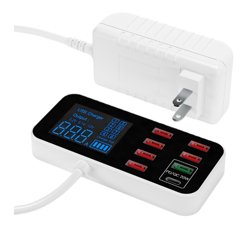 Skanto | Eindhoven Multi USB-lader | Hurtiglader for strømadapter
