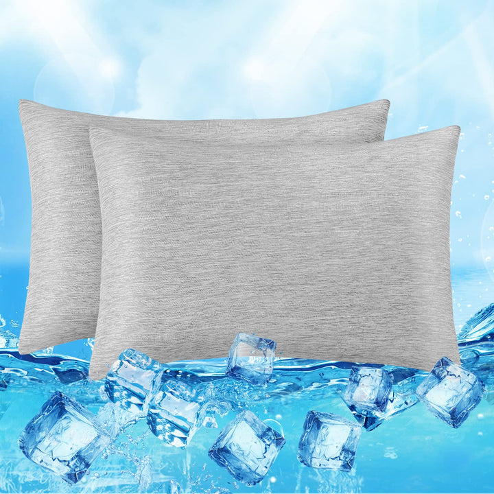 Revolusjonerende Grå Kjølepillowcase Sett av 2 – Pro Q-Max 0.4 | Skanto