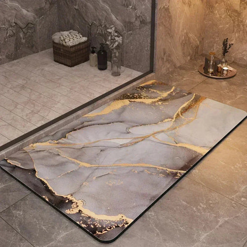 Rutschfeste, schnelltrocknende Badematte – Ultra saugfähiges Design