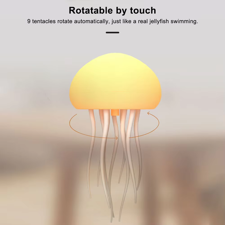 Jellyfish RGB Stemmegjenkjennings Anheng Nattlampe | Skanto