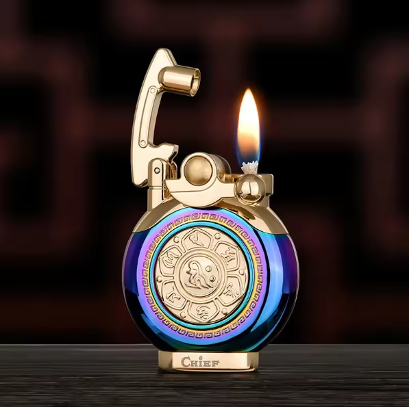 Mechanisk Flip Top Kerosene Vindbeskyttende Lighter | Skanto