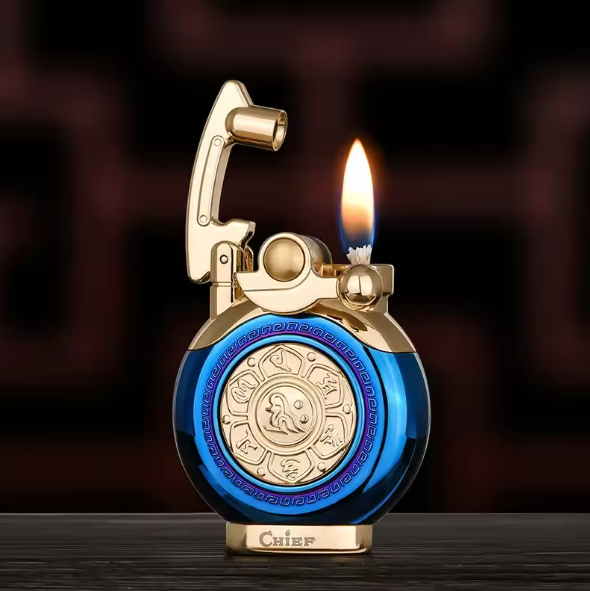 Mechanisk Flip Top Kerosene Vindbeskyttende Lighter | Skanto
