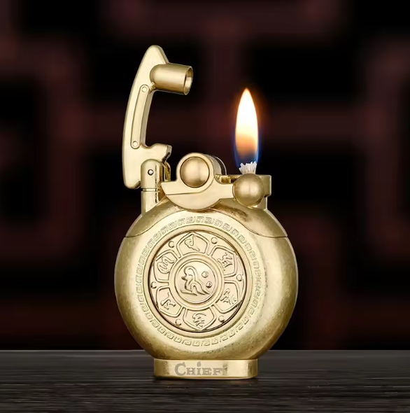 Mechanisk Flip Top Kerosene Vindbeskyttende Lighter | Skanto