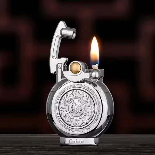 Mechanisk Flip Top Kerosene Vindbeskyttende Lighter | Skanto