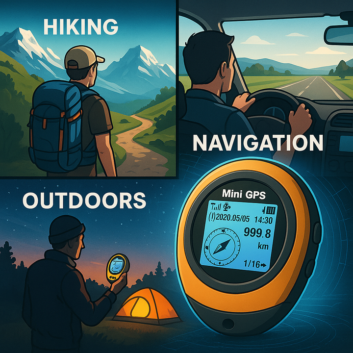 Skanto | Kompakt Satellitt GPS Navigator Høypresisjons Kompass Tracker Enhet