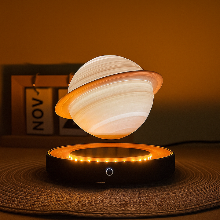 Skanto | 3D Saturn Space Lover Magnetisk Flytende Lampe