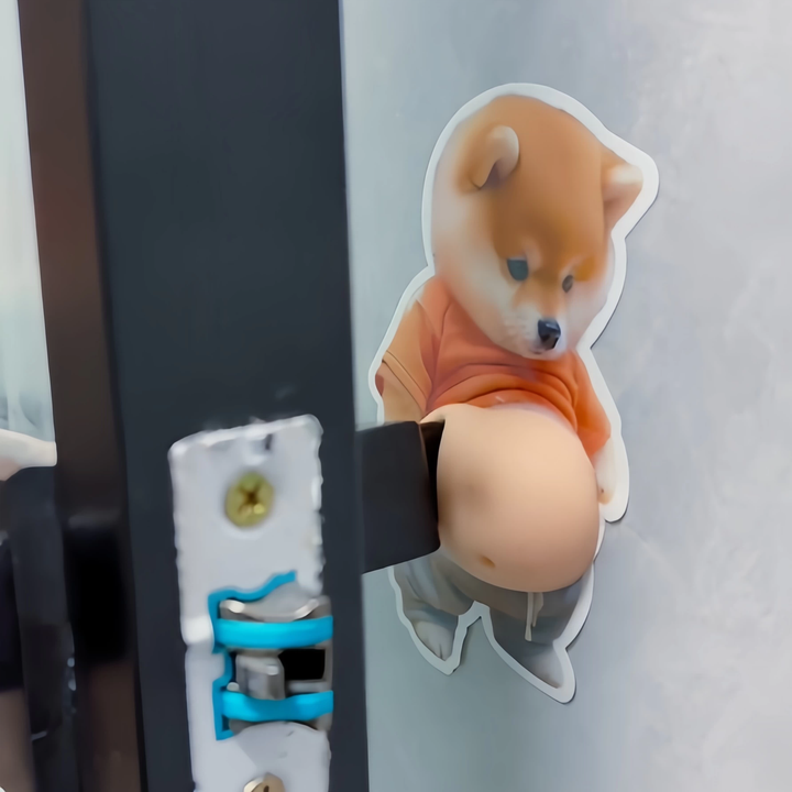 Chubby Shiba Silikon Klistremerke Beskytter | Skanto