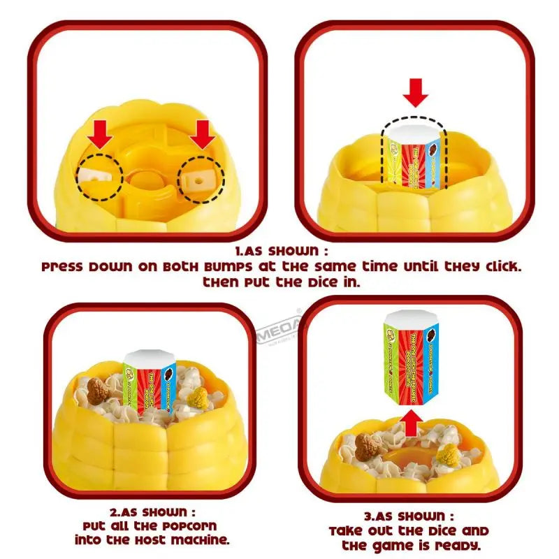 Skanto | Popcorn Moro for Familien – Poppe Familie Spill med Maisboks