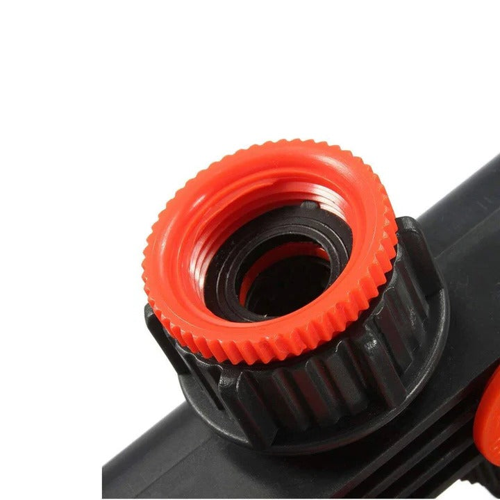 Skanto | 4-Way Metal Garden Hose Splitter med justerbare strømningsventiler