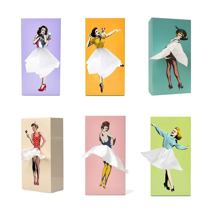 Skanto | Flying Skirt Tissue Box