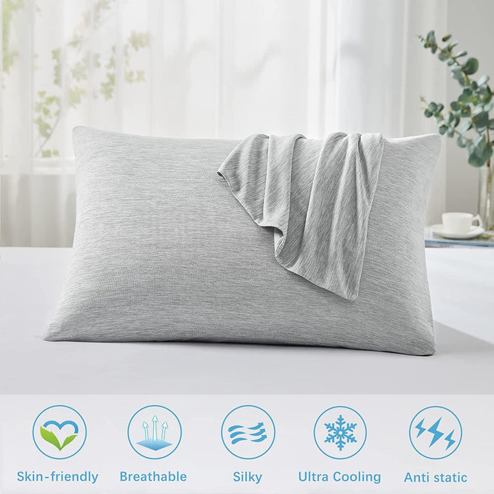 Revolusjonerende Grå Kjølepillowcase Sett av 2 – Pro Q-Max 0.4 | Skanto
